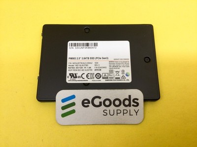 MZ-QLB3T80 Samsung PM983 3.84TB PCIe Gen3 NVMe U.2 2.5'' SSD MZQLB3T8HALS