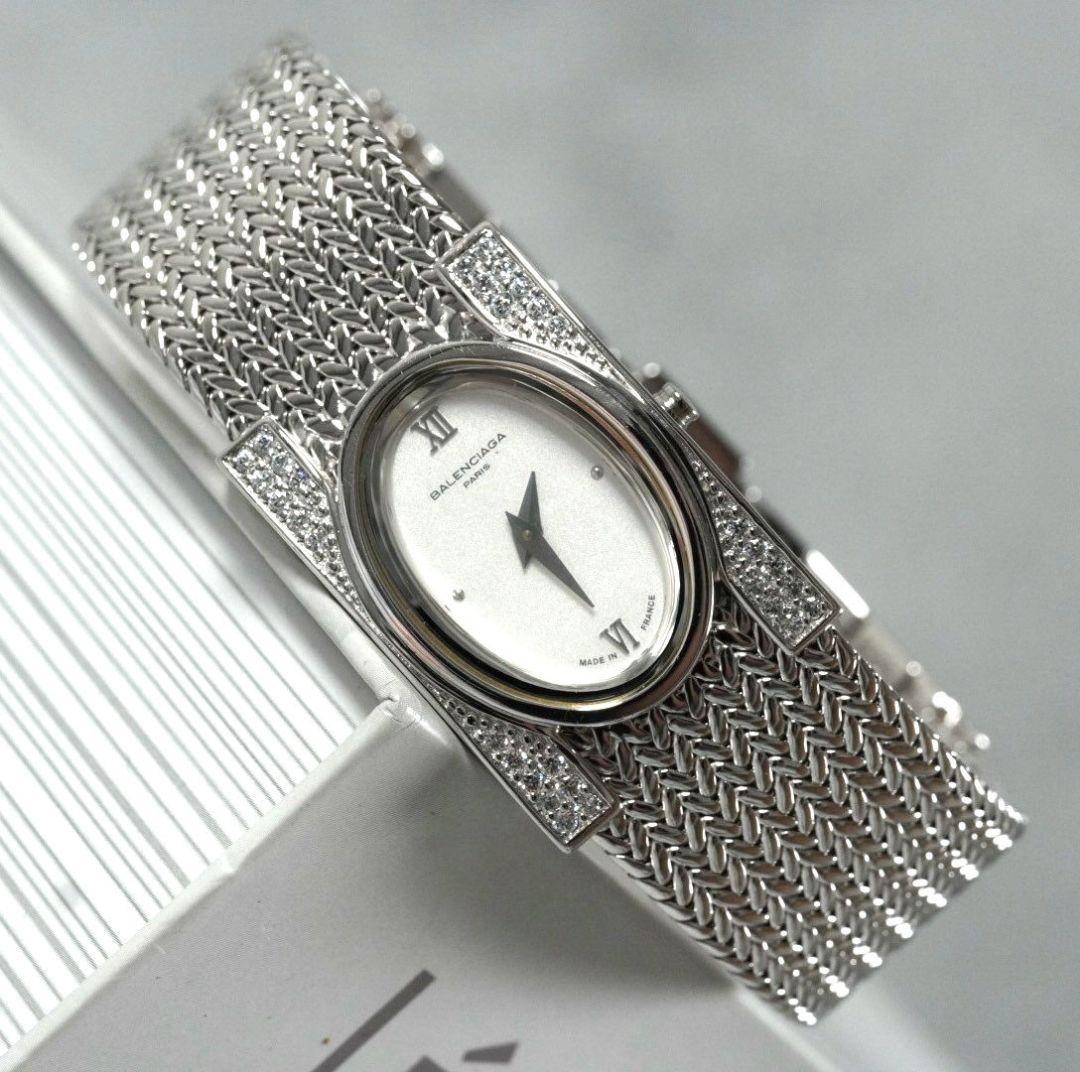 Balenciaga Diamond Bezel Bangle Watch Good Condition