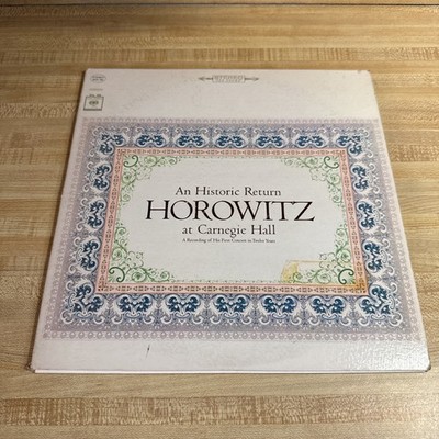 A Historic Return Horowitz at Carnegie Hall, Vladimir Horowitz, Columbia  1965
