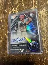 2023 Bowman Platinum TOP-37 Jimmy Crooks III RC Auto St Louis Cardinals Baseball