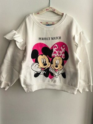 Minnie Mouse und Mickey Mouse Disney Pullover Gr 104/110 Neu Perfect Match