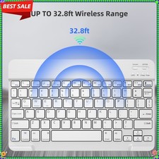 Bluetooth Wireless Keyboard Waterproof For Apple iPad Mac Computer