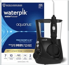 Waterpik Aquarius Water Flosser For Teeth  ADA Accepted, Black WP-662 (NEW)