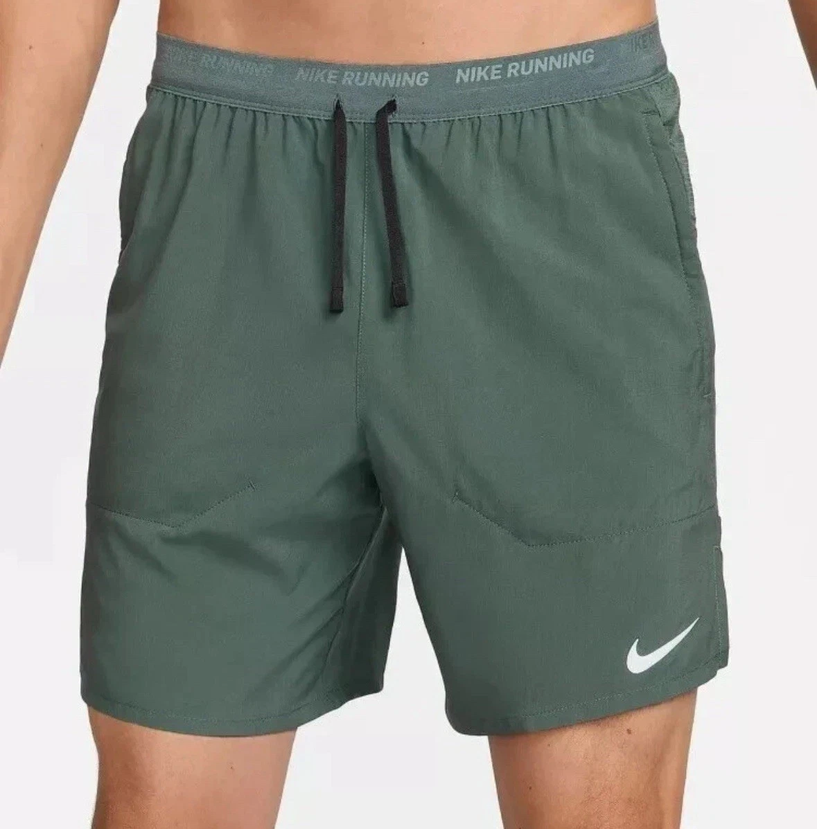 Nike Stride Dri-Fit 5" Running Shorts Forest Green FN2992 338 Men's Size XXLarge