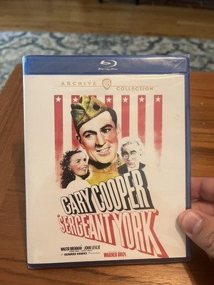 Sergeant York Blu-Ray SEALED Warner Archive