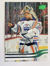 2025-26 Upper Deck Series 2 - Holiday Exclusive Easter Green #317 Calvin Pickard