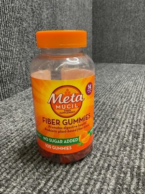Meta Mucil Fiber Gummies 105 count New Sealed No Sugar 5g EXP 6/27