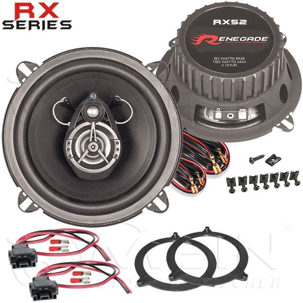 Renegade Auto Lautsprecher FüR BMW 3ER E46 1998-2007 Heck Hinten Koax 160W #Aadf-image