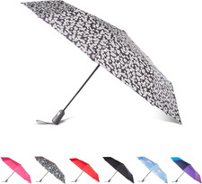 Auto Open/Close Windproof Ultimate Compact Umbrella with UV and Water Repellent