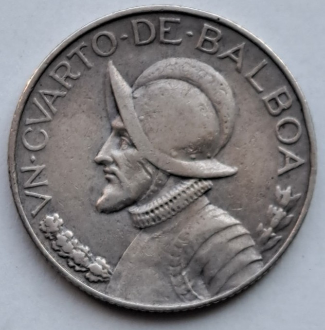 1933 Repvblica De Panama Ley 0.900 6.25 gr. VN-CVATRO-DE-BALBOA Coin