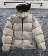 NEW Weatherproof Down Filled Flex Tech Puffer Jacket - Cream Size Large