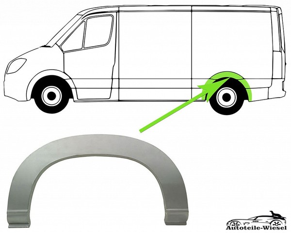 Reparaturblech KotflüGel Hinten FüR Peugeot, Fiat Verzinkt Links Rechts Ab 03.94-image