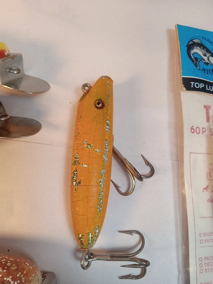 Striper Lure 批量 木制插头 Atom Striper Swiper 无标记诱饵 — 第 4/4 张图片