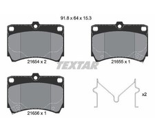 TEXTAR Bremsbelagsatz für Kia Rio I DC Avella KBA1 Mazda 121 323 Demio vorne