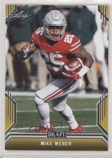 2019 Leaf Draft Gold Mike Weber #54 ju7