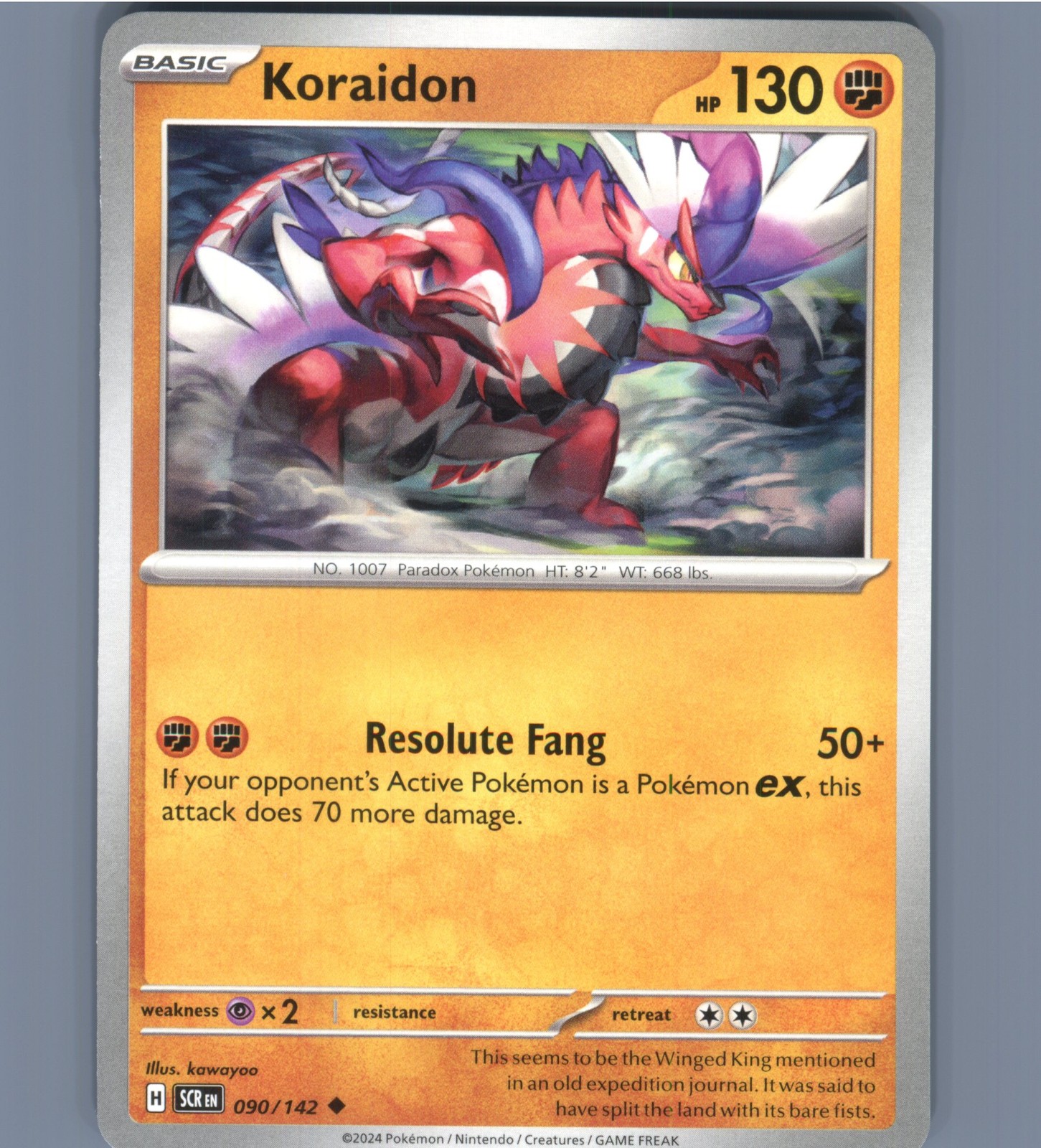 Koraidon Uncommon SV07: Stellar Crown 090/142 NM English