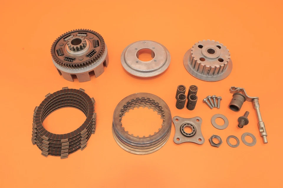 2001 96-04 XR250R XR250 OEM Juego de embrague Cesta Buje Centro Presión Actuador Placa Foto 2 de 4