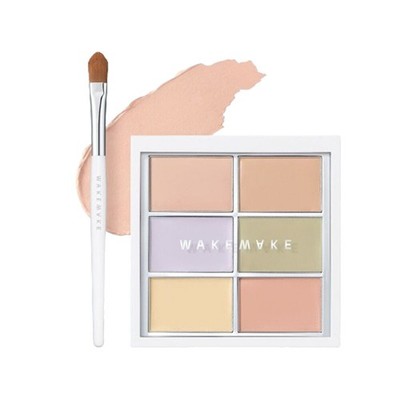[WAKEMAKE] Defining Cover Conceal Fit Palette 9g 2 Farben mit Pinsel K-Beauty