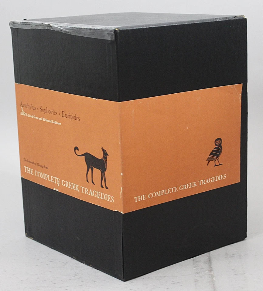 The Complete Greek Tragedies Aeschylus Sophocles Euripides 1960 4 vols Slipcased — 第 4/4 张图片