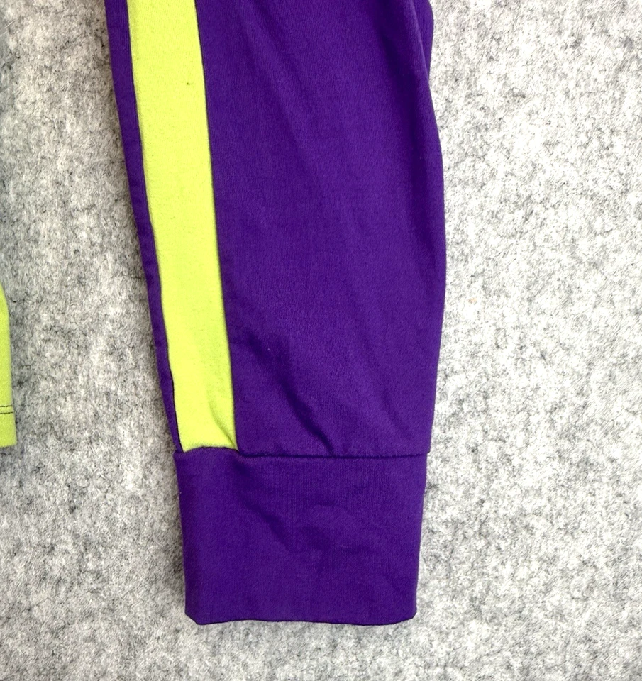 Pulôver Ralph Lauren golfe quarto de zíper manga longa roxo/verde elástico - Imagem 4 de 4