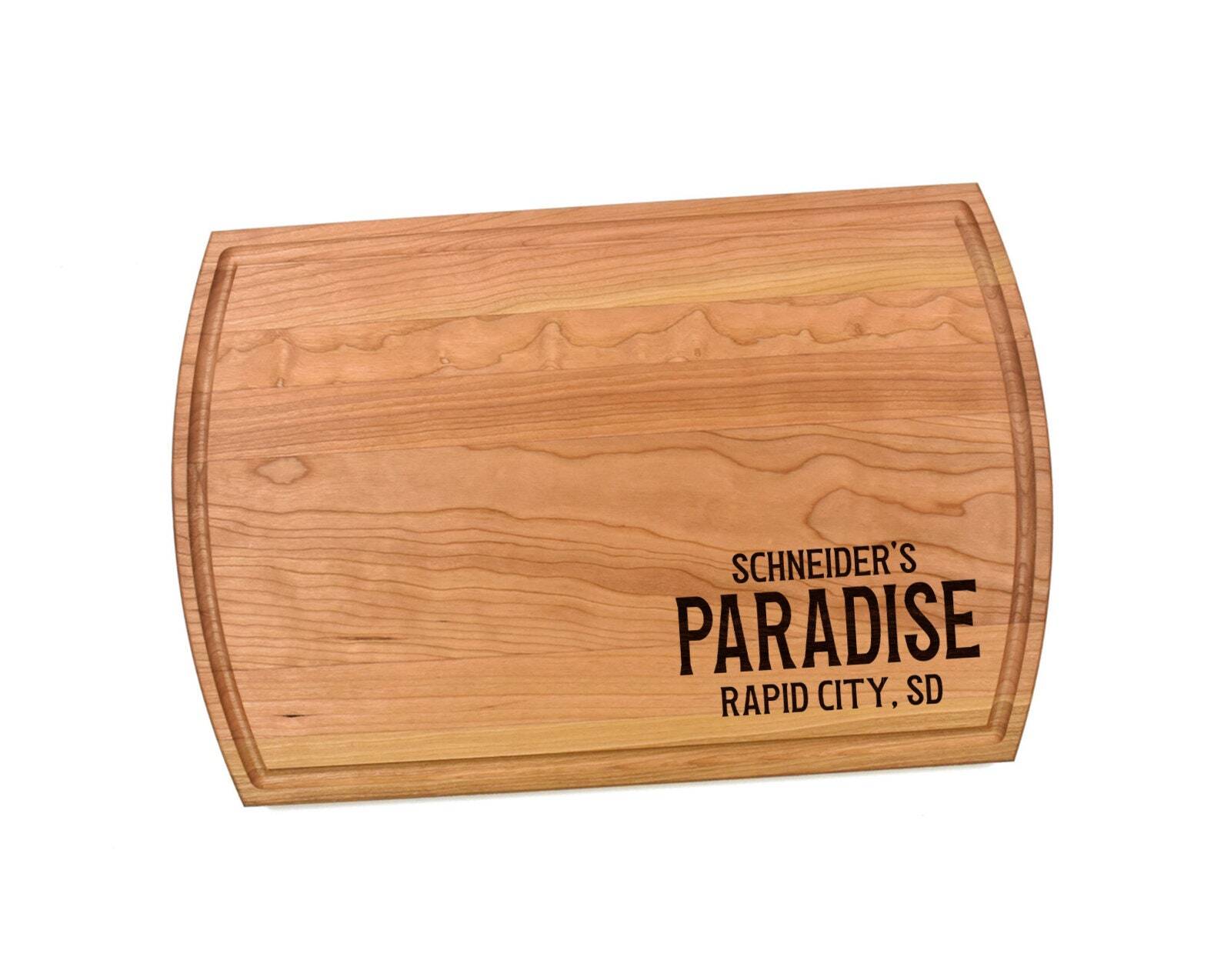 Personalized Paradise Cutting Board | Welcome To Our Paradise Charcuterie Board