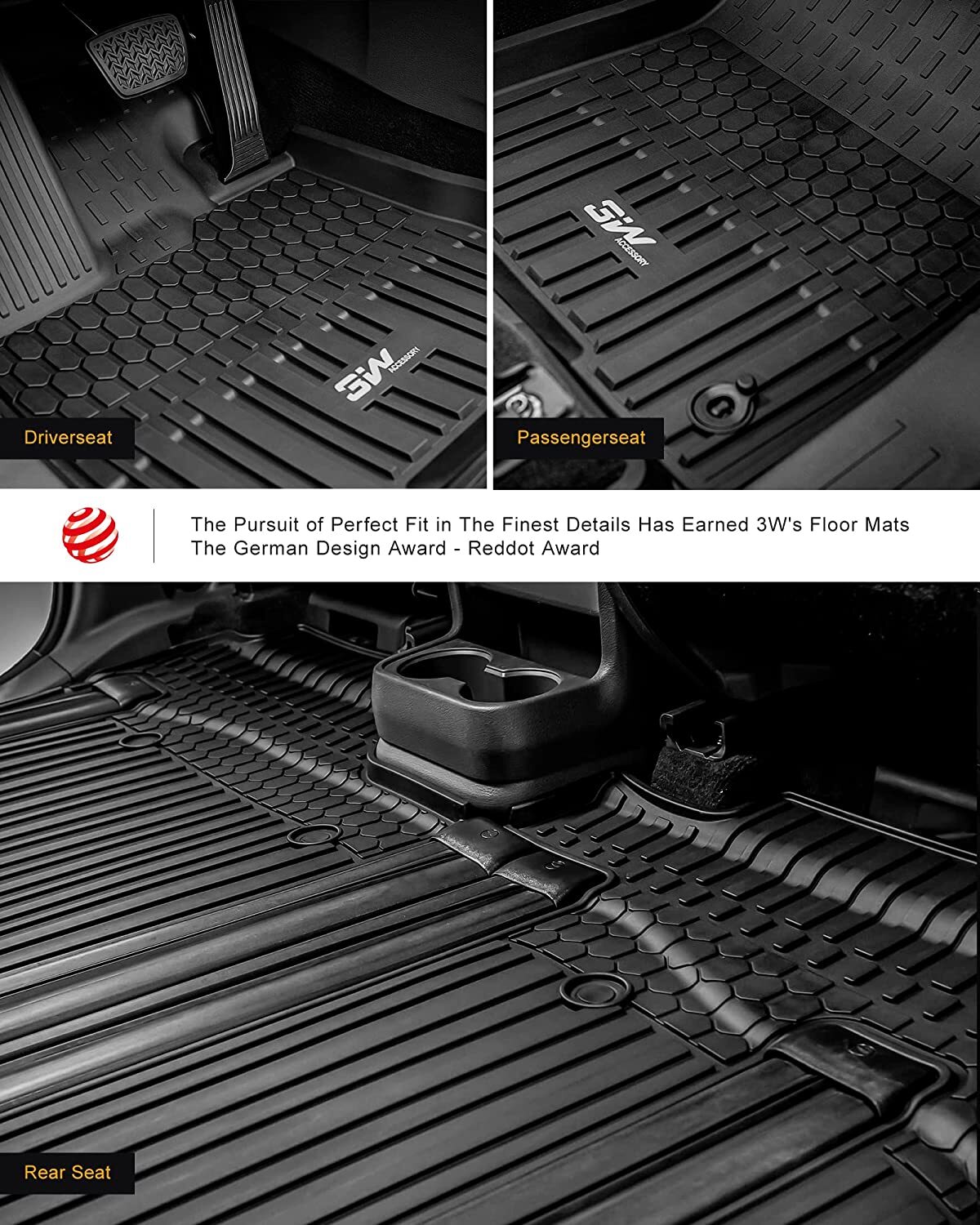 Mercedes Benz E-Class (W212) Sedan Floor Mats (Set Of 4) - Black - Foto 14