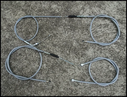HONDA  SL125 SL100  Brake , Clutch , Speedometer , Throttle Cable Grey set
