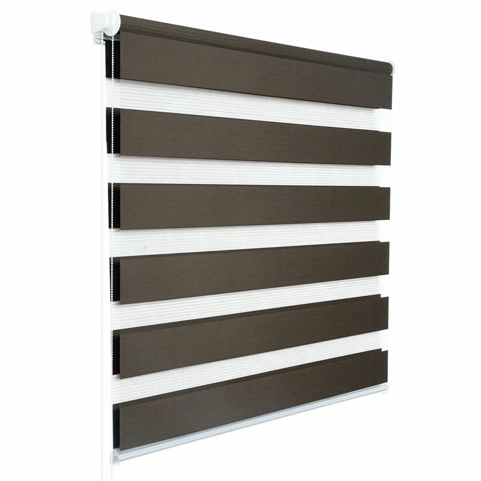 EUGAD zebrarollo klemm rollo doppelrollo klemmfix ohne bohren klemmfix rollo Duo - Bild 4 von 4