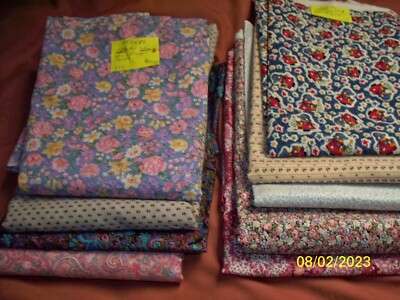 Cotton Quilting Fabric Assorted Vintage by PETER PAN - U-PICK 1