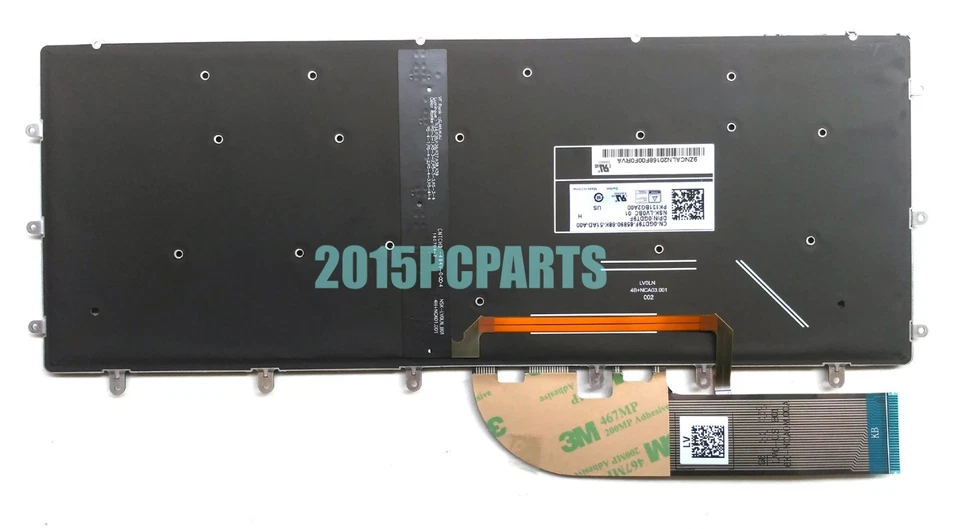 Nuevo para teclado retroiluminado Dell XPS 15 9550 9560 9570 7590 EE. UU. 0GDT9F Foto 3 de 4