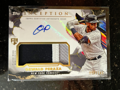 2023 Topps Inception - Inception Autograph Patch Oswald Peraza