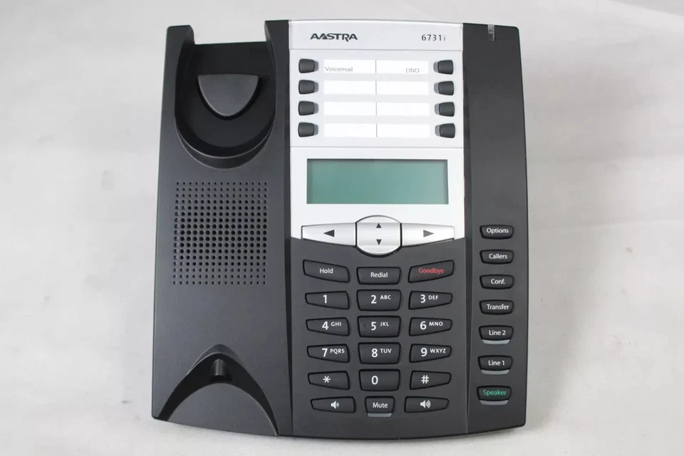 Lot of 5 Aastra 6731i 6-Line Office IP Phone - Refurbished Business Telephones - Image 3 of 4
