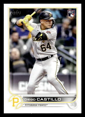 Diego Castillo 2022 Topps Update #US85 Pittsburgh Pirates BASEBALL ROOKIE RC