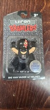 Micro Brawler Big Van Vader W/Helmet CHASE  WWF WCW NEW Pro Wrestling Crate 
