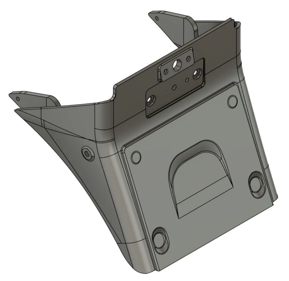 Rear fender - Bavette - Support de plaque CBR 900 RR SC29 - SC33 - Photo 3/4