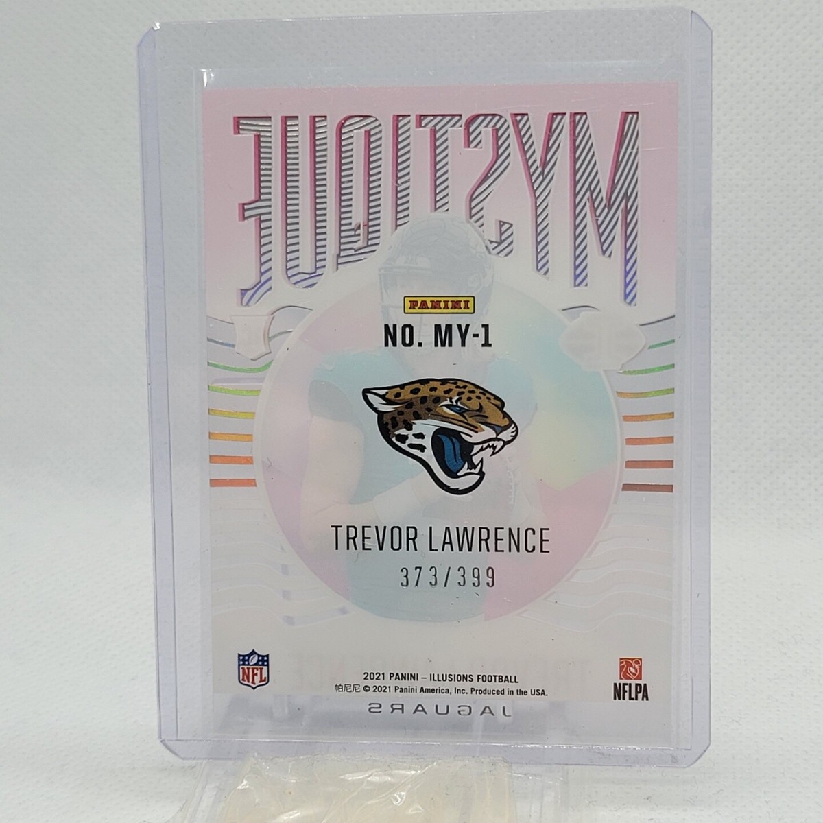 2021 Panini Illusions Football Trevor Lawrence Mystique Pink /399