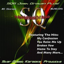 Karaoke CD G STAR QUEST-006 Josh Groban Great hits you Raise Me Up Song List