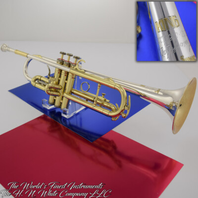 トランペット君 Vintage King H. N. White Super 20 Symphony Silversonic Trumpet