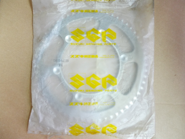 ROME 153 チューンナップ済み 64511-36610 SUZUKI OEM STEEL REAR SPROCKET 1973-1977 42TOOTH