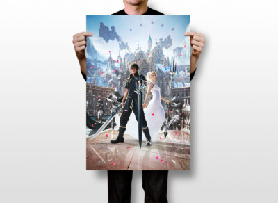 Final Fantasy XV New Game Action Video Game Wall Art Home Decor