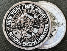 US Marshals Service - NY/NJ Task Force 3.0in black/gray heats version Very Rare