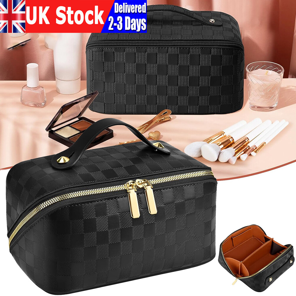 Extra Large Make Up Vanity Case Storage Box Organizer Cosmetic Travel