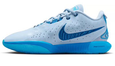 Nike Labron James XI Basketball Shoes Blue/ White 641216-991 Mens Size 16‎ Kids main image 3