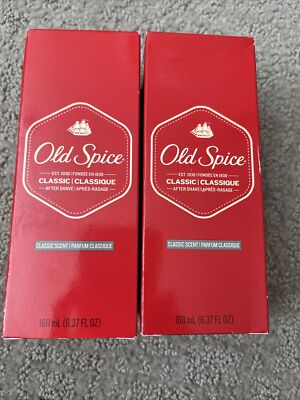 2 PACK Old Spice After Shave Classic Scent, 6.37 fl oz Each New