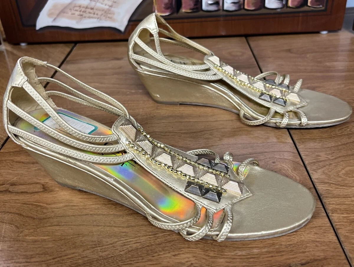 New york transit looking great wedge sandal cheap