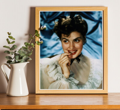 Ingrid Bergman : 10''x8'' Professional Photo
