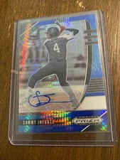 Sammy Infante 2020 Panini Prizm RC Auto Blue Nationals Rookie Card Baseball