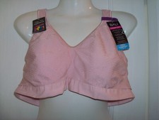 NWT BALI Comfort Revolution ComfortFlex Fit Wireless BRA DF3484 PINK 2XL 44