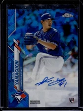 2020 Topps Chrome Update Sapphire Rookie Autographs Shun Yamaguchi