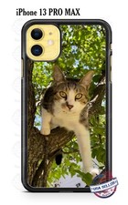 Linda funda de teléfono de animal mascota primer plano con cara de gato para iPhone 14 Samsung A32 Google